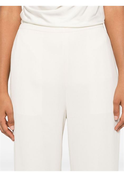 Pantaloni trama in crêpe in bianco Theory - donna THEORY | N0509209Y0C