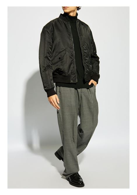 Black zip-up bomber jacket Theory - men THEORY | N0877402001