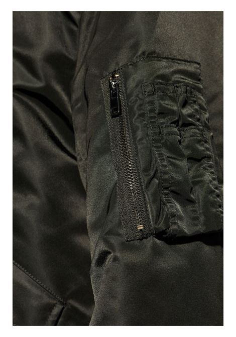 Black zip-up bomber jacket Theory - men THEORY | N0877402001