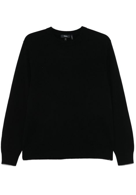 Maglione a maniche lunghe in nero Theory - uomo THEORY | N0888704001