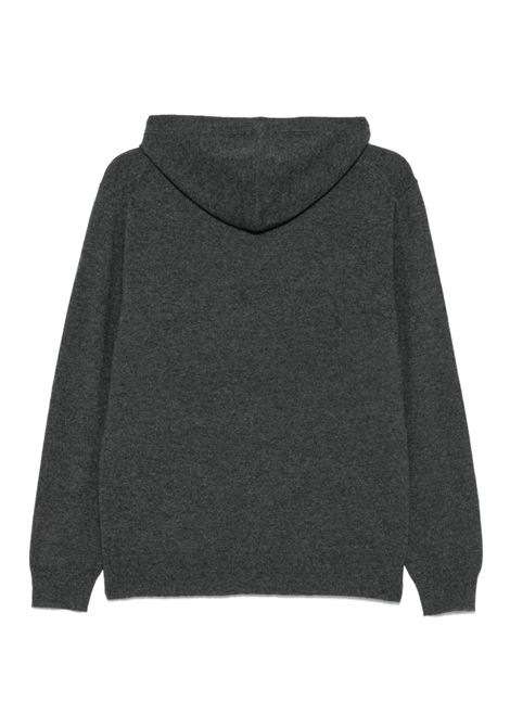 Maglione con cappuccio Hilles in grigio Theory - uomo THEORY | N0988712B21