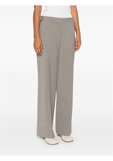 Pantaloni mélange in lana in grigio chiaro Theory - donna THEORY | O0101208PFA