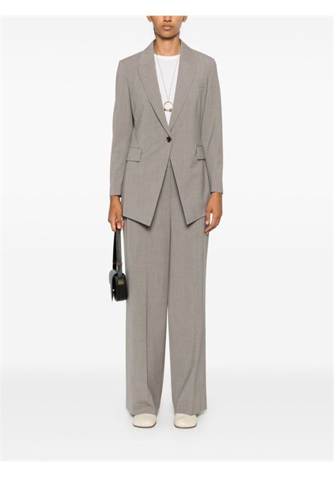 Pantaloni mélange in lana in grigio chiaro Theory - donna THEORY | O0101208PFA