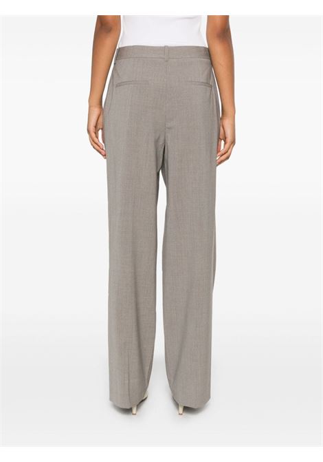 Pantaloni mélange in lana in grigio chiaro Theory - donna THEORY | O0101208PFA