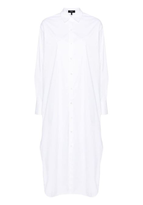 White shirt maxi dress Theory - women