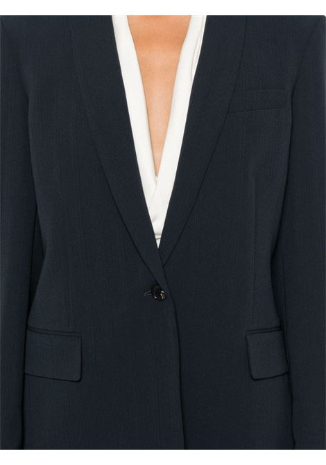 Blazer monopetto plissettato in blu navy Theory - donna THEORY | O0509103XLV