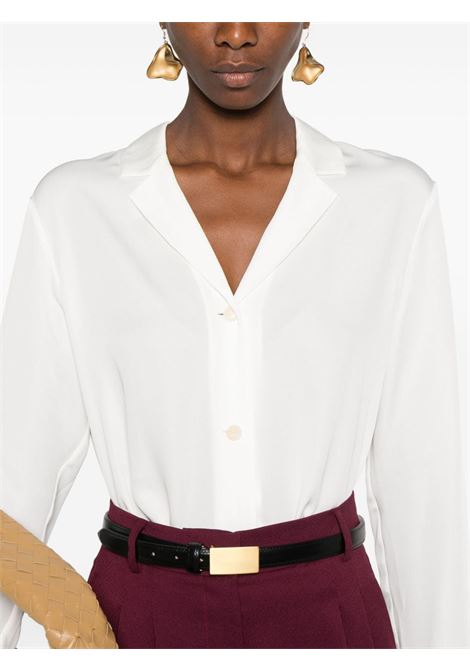 Blusa in seta in bianco Theory - donna THEORY | O0702508C05