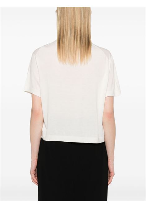 Top crop in maglia  in bianco Theory - donna THEORY | O0711719CX1