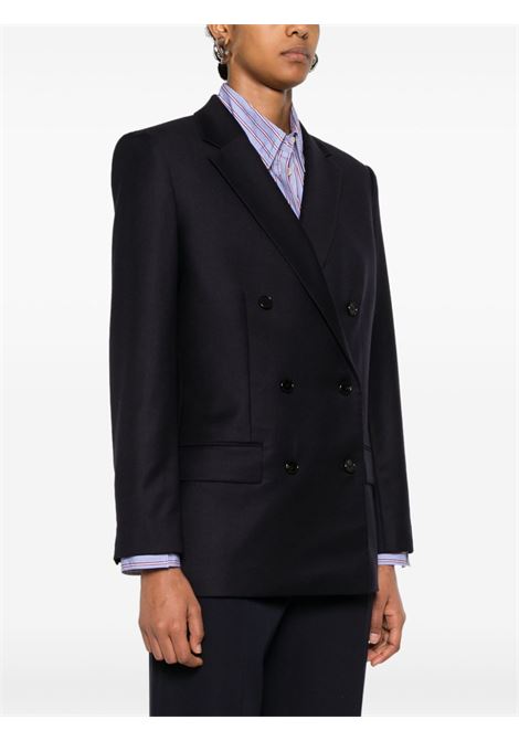 Navy blue double-breasted blazer Theory - women THEORY | O0801103G0F