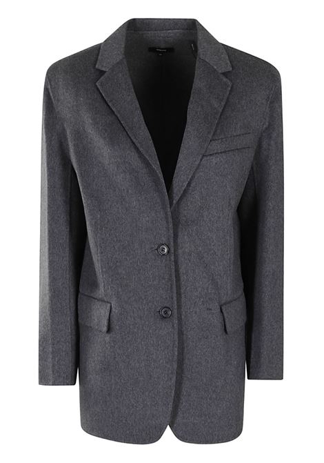 Grey single-breasted blazer Theory - women THEORY | Blazers | O0801106A08