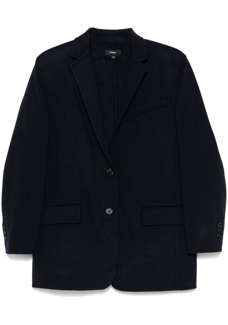 Blue single-breasted blazer Theory - women THEORY | Blazers | O0801106GX1