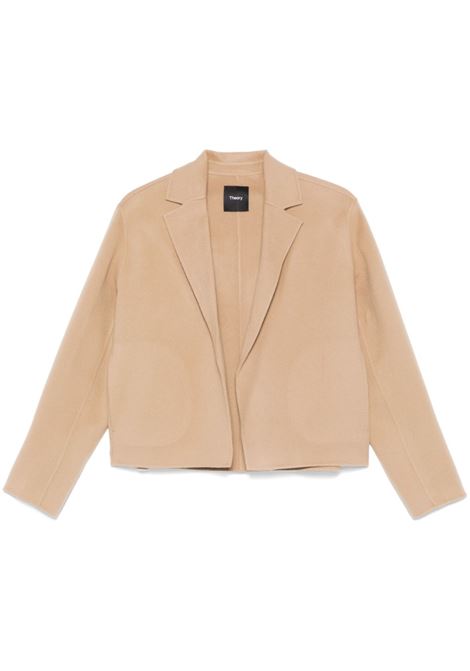 Giacca crop in beige Theory - donna THEORY | O0801402E92