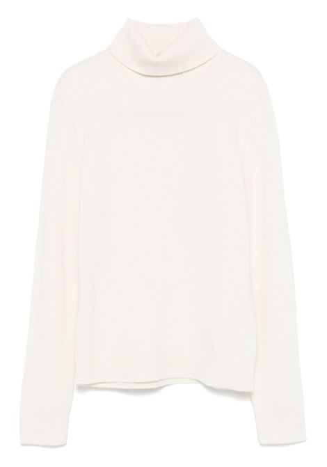 Ivory roll-neck cashmere jumper Theory - women THEORY | O0818716C05