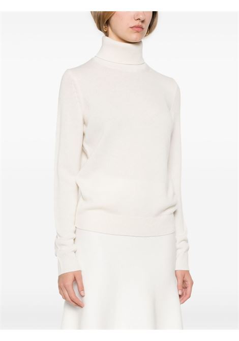 Ivory roll-neck cashmere jumper Theory - women THEORY | O0818716C05