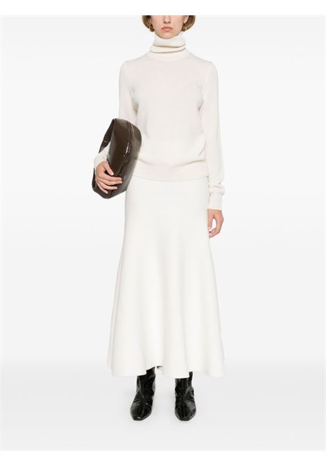 Ivory roll-neck cashmere jumper Theory - women THEORY | O0818716C05