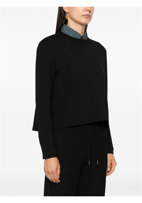 Black cropped jumper Theory - women THEORY | O0826504001