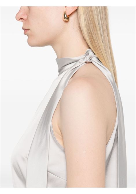 Top con scollatura posteriore in raso in grigio Theory - donna THEORY | O1005507PDU