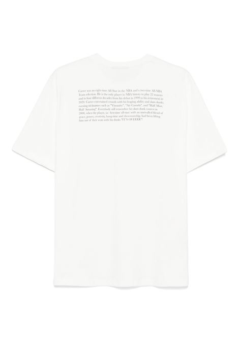 T-shirt Over in bianco Throwback - uomo THROWBACK | TXTOVERWHT