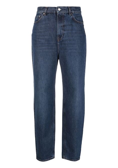 Blue high-waist boyfriend jeans Toteme - women