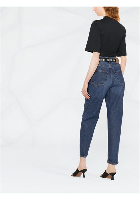 Blue high-waist boyfriend jeans Toteme - women TOTEME | 223231741404