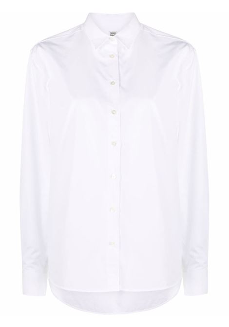 Long sleeve shirt in white - toteme -  women