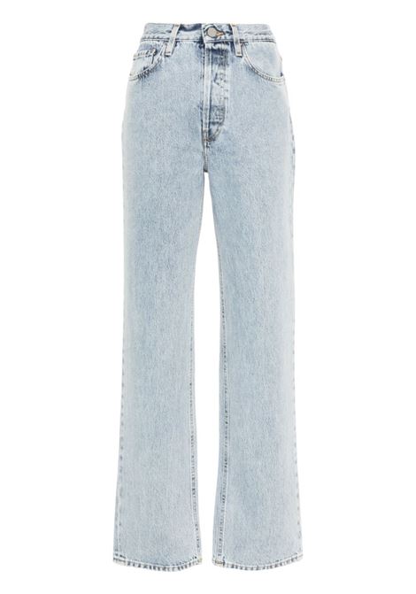 Light blue straight-leg jeans Toteme - women