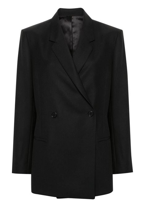 Black double-breasted blazer Toteme - women