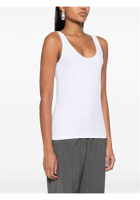 White ribbed tank top - toteme - women TOTEME | 241WRT1053FB0094047