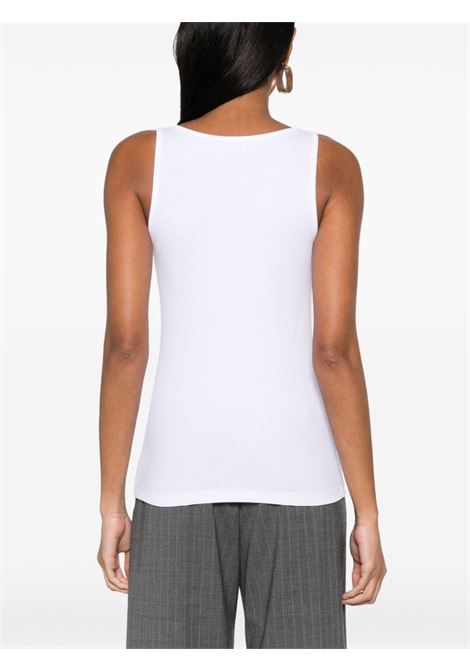 White ribbed tank top - toteme - women TOTEME | 241WRT1053FB0094047