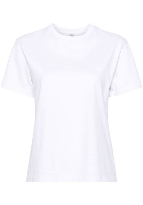 White short-sleeved T-shirt Toteme - women