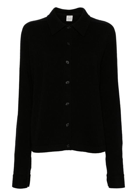 Cardigan a maniche lunghe in nero Toteme - donna