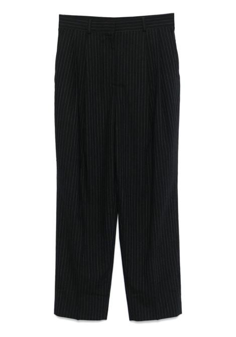 Blue tailored pinstriped trousers Toteme - women