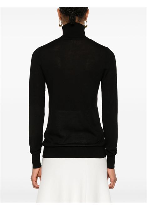 Black fine-knit sweater Toteme - women TOTEME | 244WRT0416YA0105001