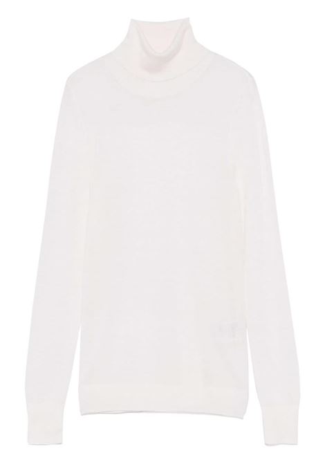 White fine-knit sweater Toteme - women TOTEME | Sweaters | 244WRT0416YA0105059