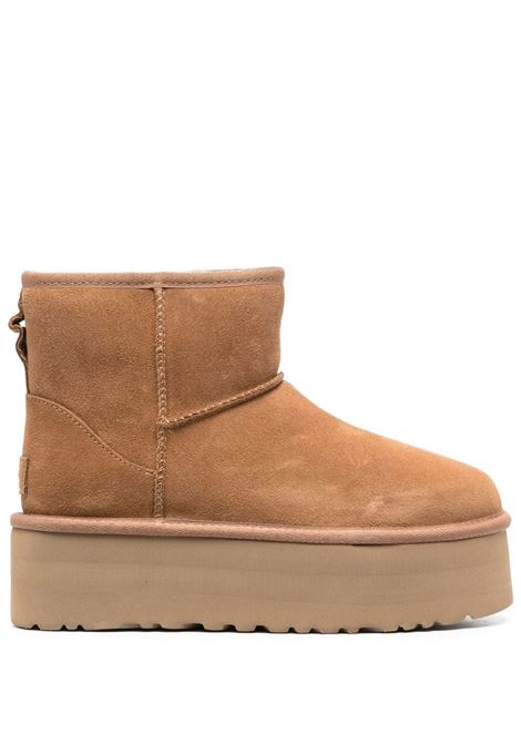 Stivaletti w classic mini platform  in marrone -UGG donna