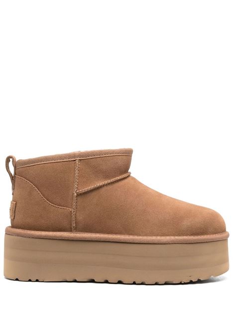 Stivaletti w classic mini platform in beige Ugg - donna UGG | 1135092CHE