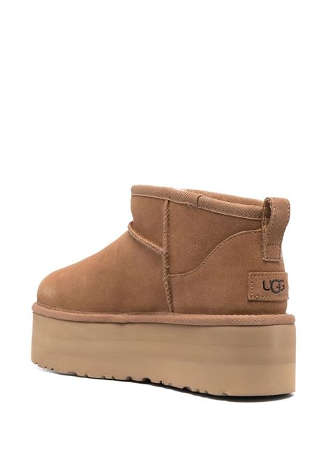 Stivaletti w classic mini platform in beige Ugg - donna UGG | 1135092CHE