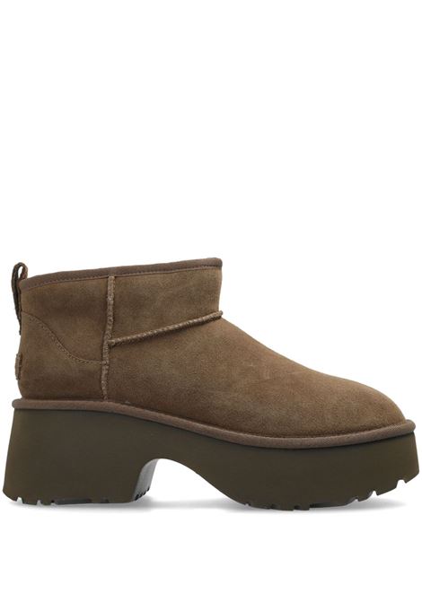 Brown Classic Ultra Mini New Heights boots Ugg - women UGG | Ankle-Boots | 1158311HCK