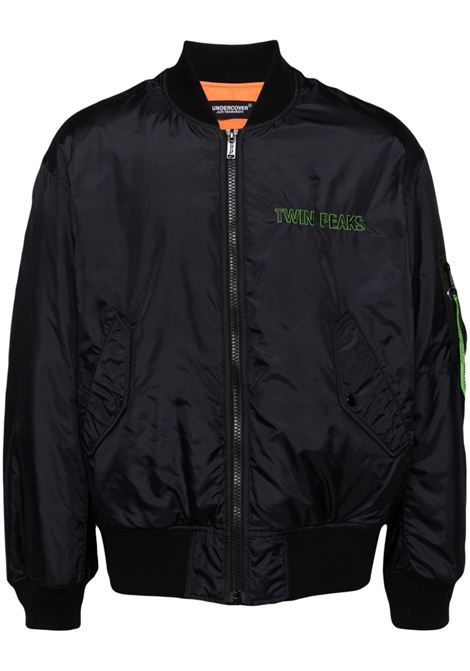 Bomber Twin Peaks con stampa in nero Undercover - uomo