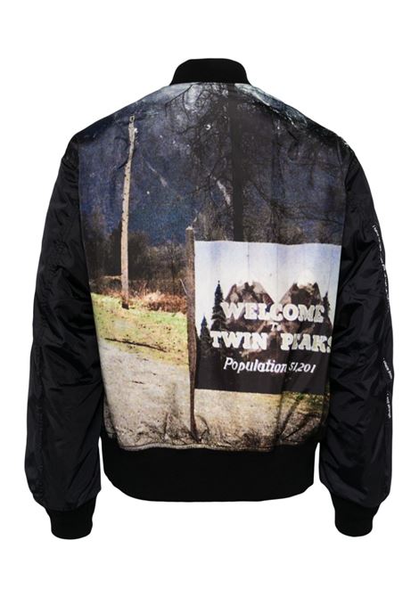 Bomber Twin Peaks con stampa in nero Undercover - uomo UNDERCOVER | UC2D4211BLK