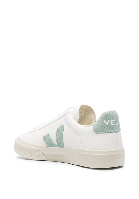 Sneakers basse campo in bianco e verde - VEJA donna VEJA | CP0502485AWHTMTCH