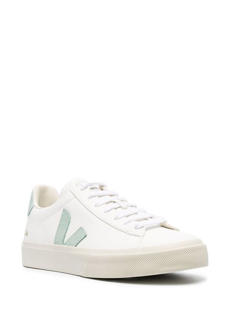 Sneakers basse campo in bianco e verde - VEJA donna VEJA | CP0502485AWHTMTCH