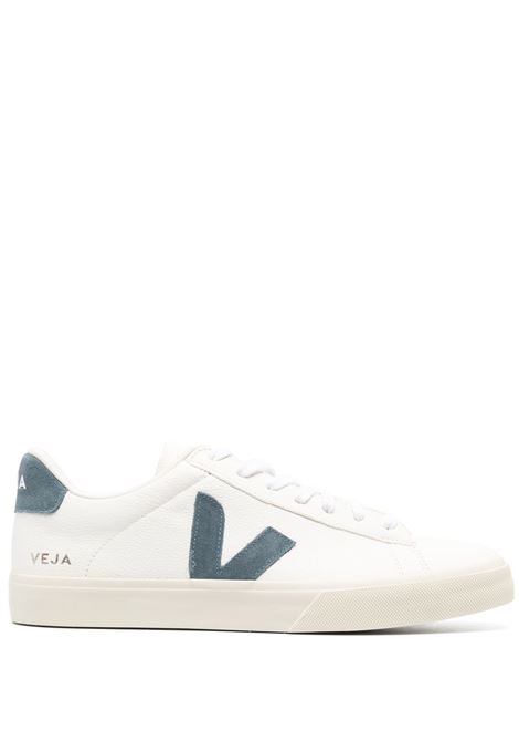 Sneakers basse campo in bianco e blu - VEJA uomo VEJA | CP0503121BWHT