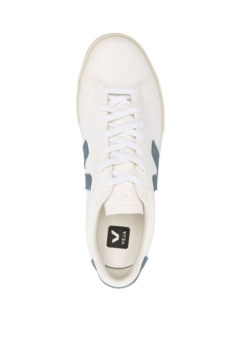 Sneakers basse campo in bianco e blu - VEJA uomo VEJA | CP0503121BWHT