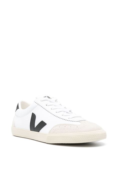 Sneakers V-10 con inserti in  bianco Veja - uomo VEJA | VO0103524BWHTBLK