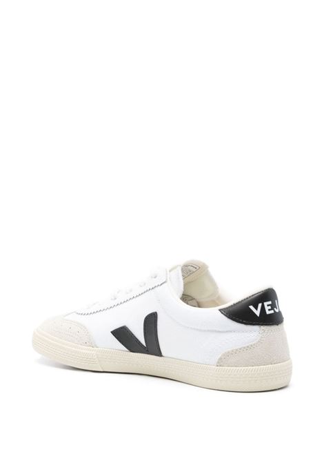 Sneakers V-10 con inserti in  bianco Veja - uomo VEJA | VO0103524BWHTBLK