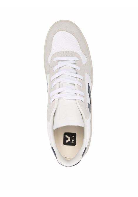 Sneakers V-10 in bianco e blu - VEJA uomo VEJA | VX0101380BWHTNTC