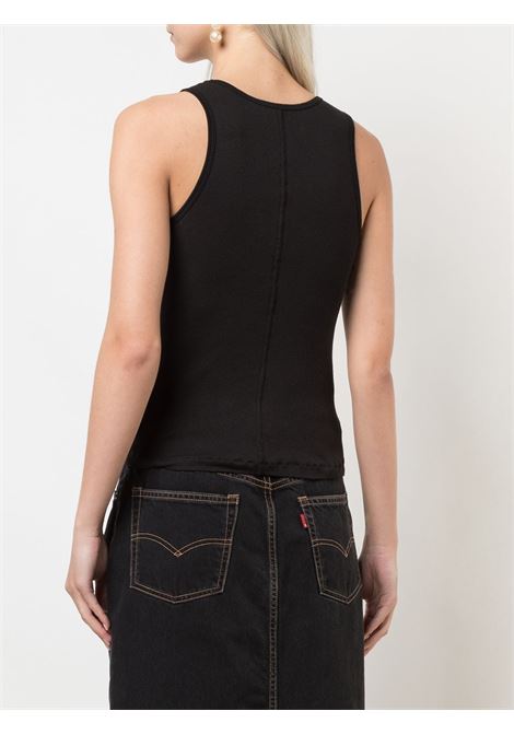 Black Release 04 ribbed tank top - women WARDROBE.NYC | W1016R04BLK