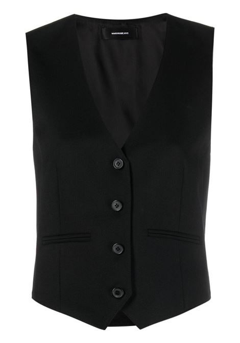 Black waistcoat - WARDROBE women WARDROBE.NYC | W1055R12BLK