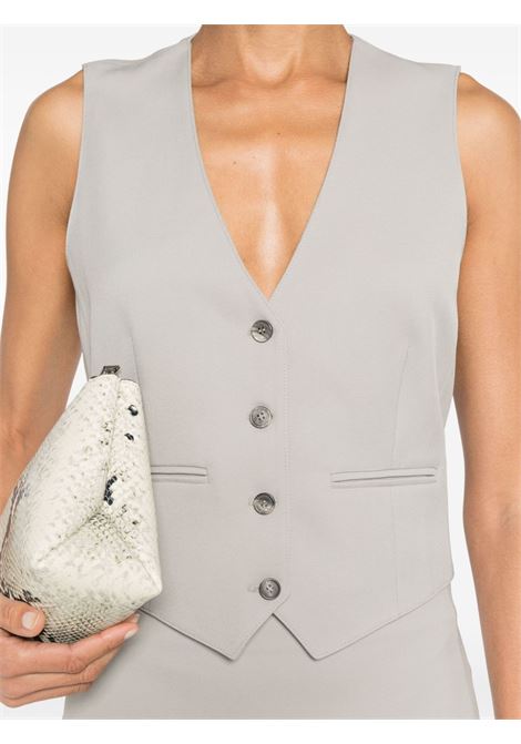 Gilet con bottoni in grigio di Wardrobe.nyc - donna WARDROBE.NYC | W1055R12CMNT